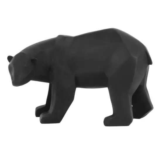 Sada 2 ks: Čierna soška Origami Bear