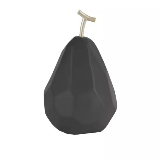 Sada 2 ks: Soška Origami Pear – čierna
