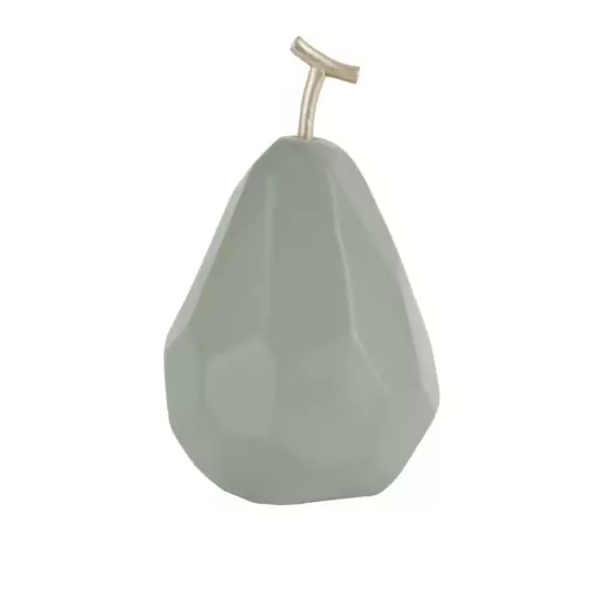 Sada 2 ks: Soška Origami Pear – zelená
