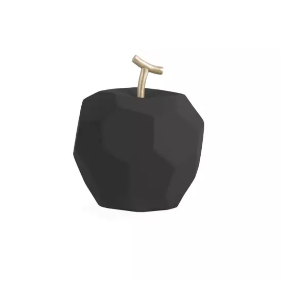 Sada 2 ks: Soška Origami Apple – čierna
