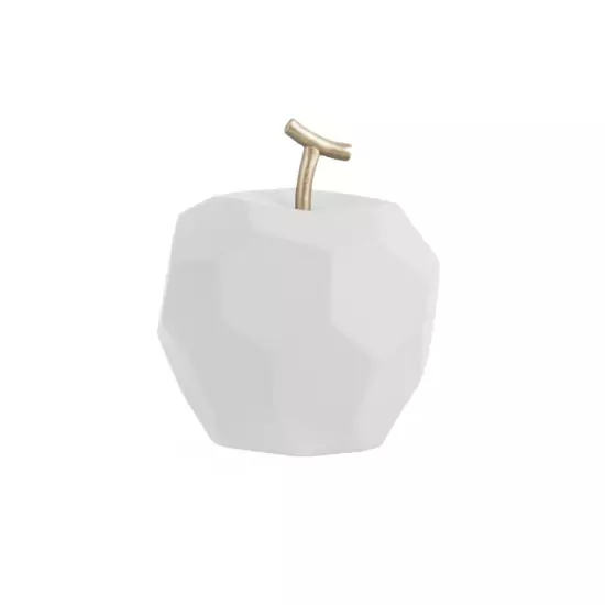 Sada 2 ks: Soška Origami Apple – biela