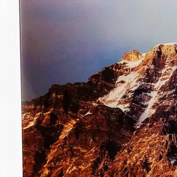 Obraz na skle Mountains 160 x 80 cm