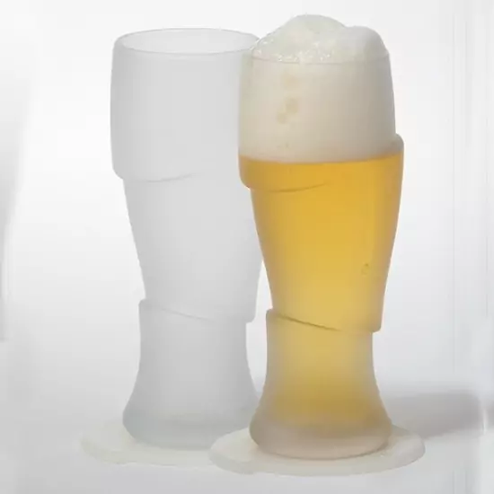 Sada 2 designových pohárov Sliced Cold