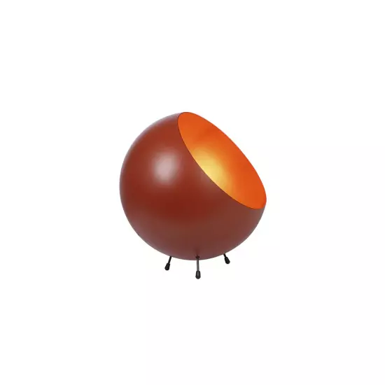 Sada 2 ks: Matná oranžová stolná lampa XL Bell