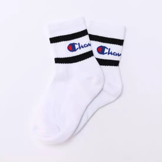 Biele ponožky Crew Socks
