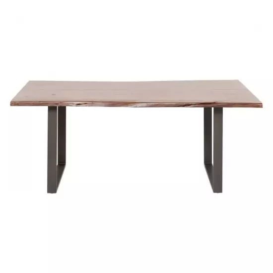 Stôl Harmony Walnut 180×90 cm – surová oceľ
