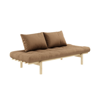Pohovka Pace Daybed – Clear lacquered/Mocca