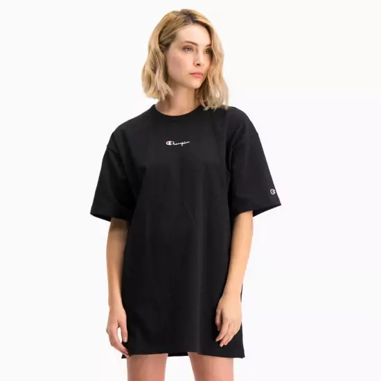 Čierne šaty Midi T-Shirt Dress