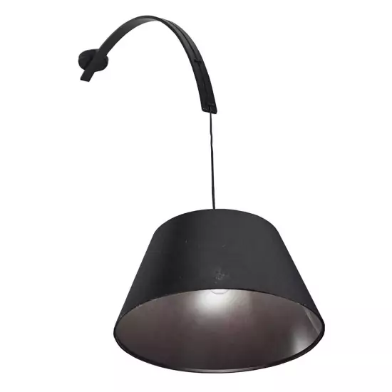 Závesná lampa 45 × 125 cm – černá