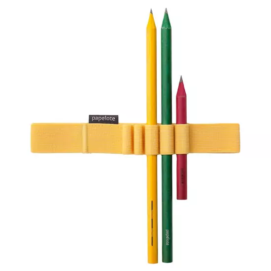 Gumička na ceruzky A4 – tmavožltá