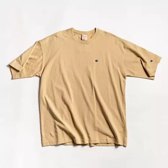 Béžové tričko Crewneck T-Shirt