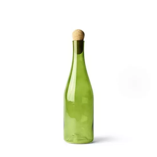 Sklenená fľaša Tapagne – zelená - 2. akosť