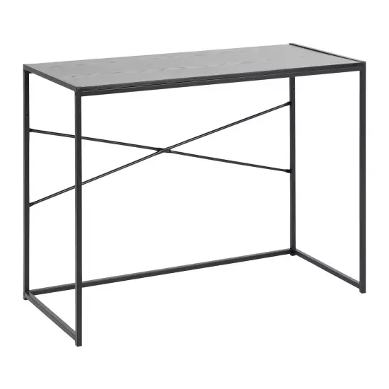 Kancelársky stôl Seaford – čierna