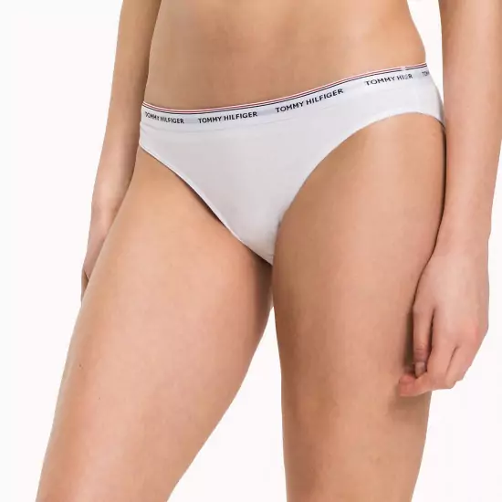 Sada 3 ks – Biele nohavičky 3P Bikini Essentials