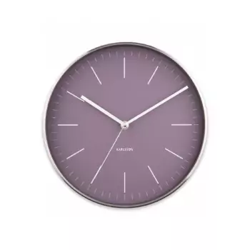 Nástenné hodiny Minimal – fialová
