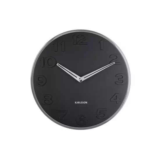 Nástenné hodiny New Original – čierna