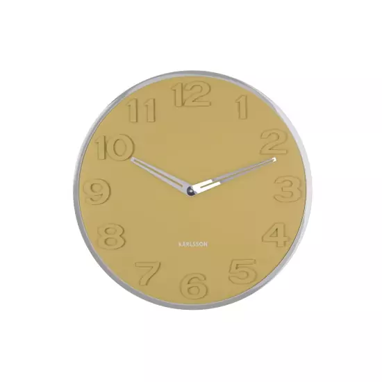 Nástenné hodiny New Original – žltá