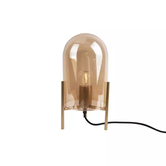Sada 2 ks – Stolná lampa Glass Bell – hnedá