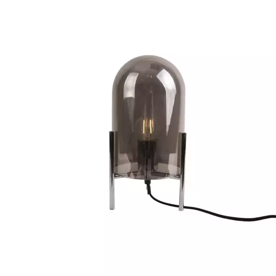 Sada 2 ks – Stolná lampa Glass Bell – šedá