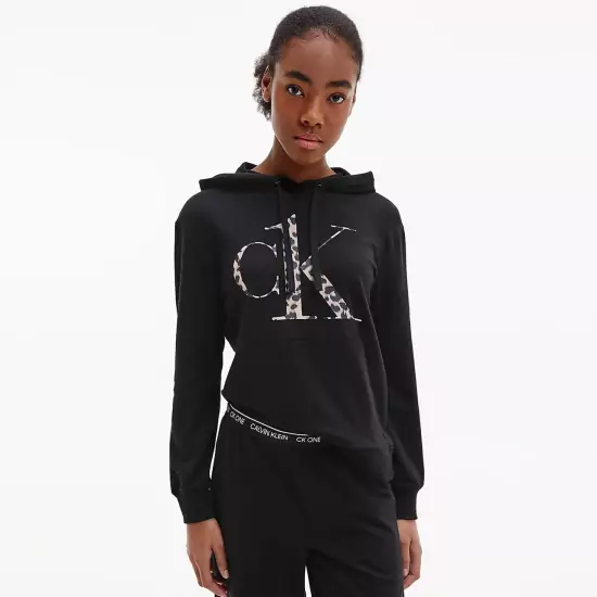 Čierna mikina L/S Sweatshirt CK One Glisten