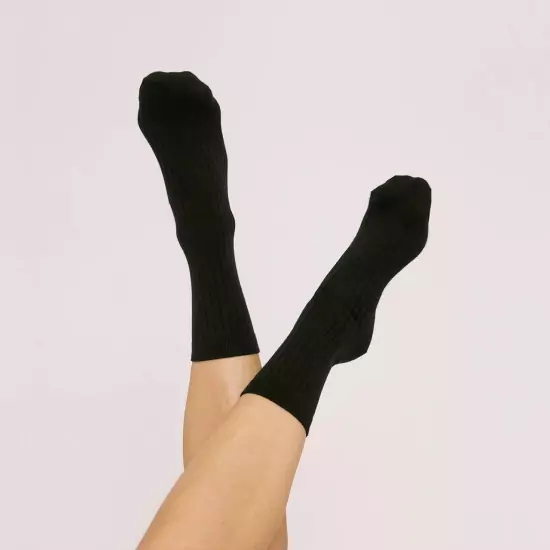 Sada 2 ks – Rebrované ponožky Organic Cotton Rib Socks