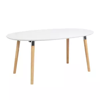 Jedálenský stôl Belina − biela