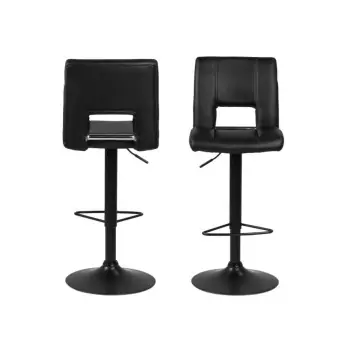 Barová stolička Sylvia − čierna