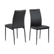 Jedálenská stolička Demina − čierna