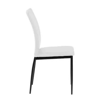 Jedálenská stolička Demina − biela