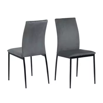 Jedálenská stolička Demina − šedá