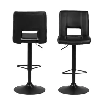 Barová stolička Sylvia − čierna