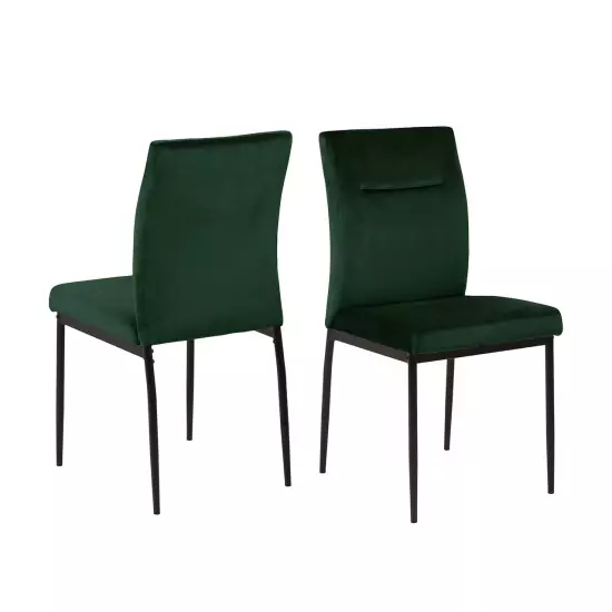 Jedálenská stolička Demi − zelená