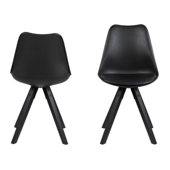 Jedálenská stolička Dima − čierna