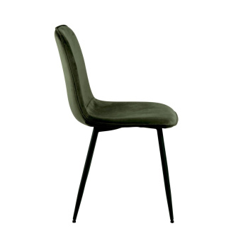 Jedálenská stolička Delmy – zelená