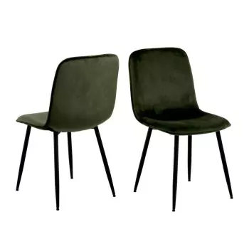 Jedálenská stolička Delmy – zelená