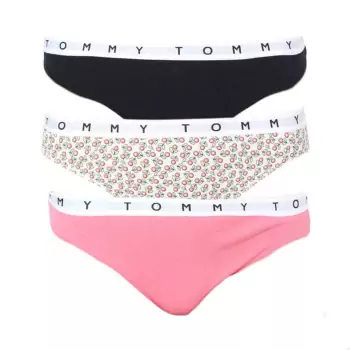 Sada 3 ks – Nohavičky Bikini Print Tommy Cotton 3 Pack