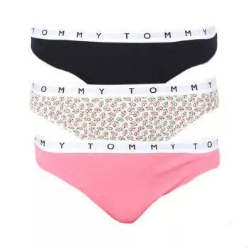 Sada 3 ks – Nohavičky Bikini Print Tommy Cotton 3 Pack