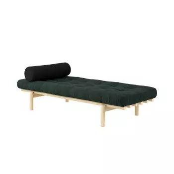 Leňoška Next Daybed – Clear lacquered/Seaweed