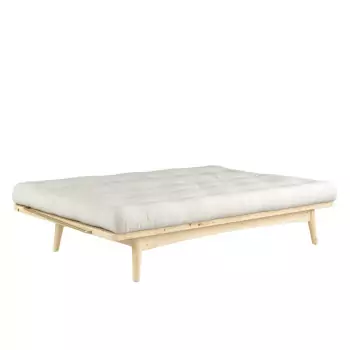 Pohovka Folk Sofa Bed – Clear lacquered/Natural