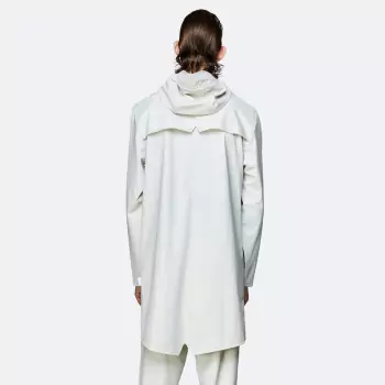 Biely vodeodolný kabát Long Jacket