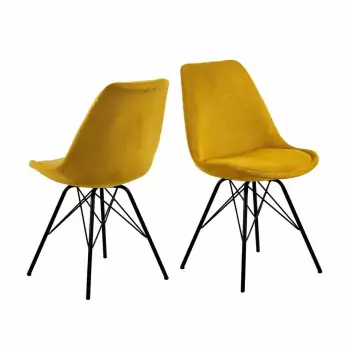 Jedálenská stolička – žltá