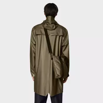 Khaki vodeodolný kabát Long Jacket