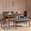 Sada 5 ks – Jedálenský stôl, stolička a lavica Sister