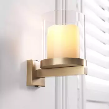 Bronzová nástenná lampa Donovan