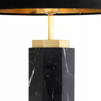 Stolová lampa Newman s mramorovým podstavcom